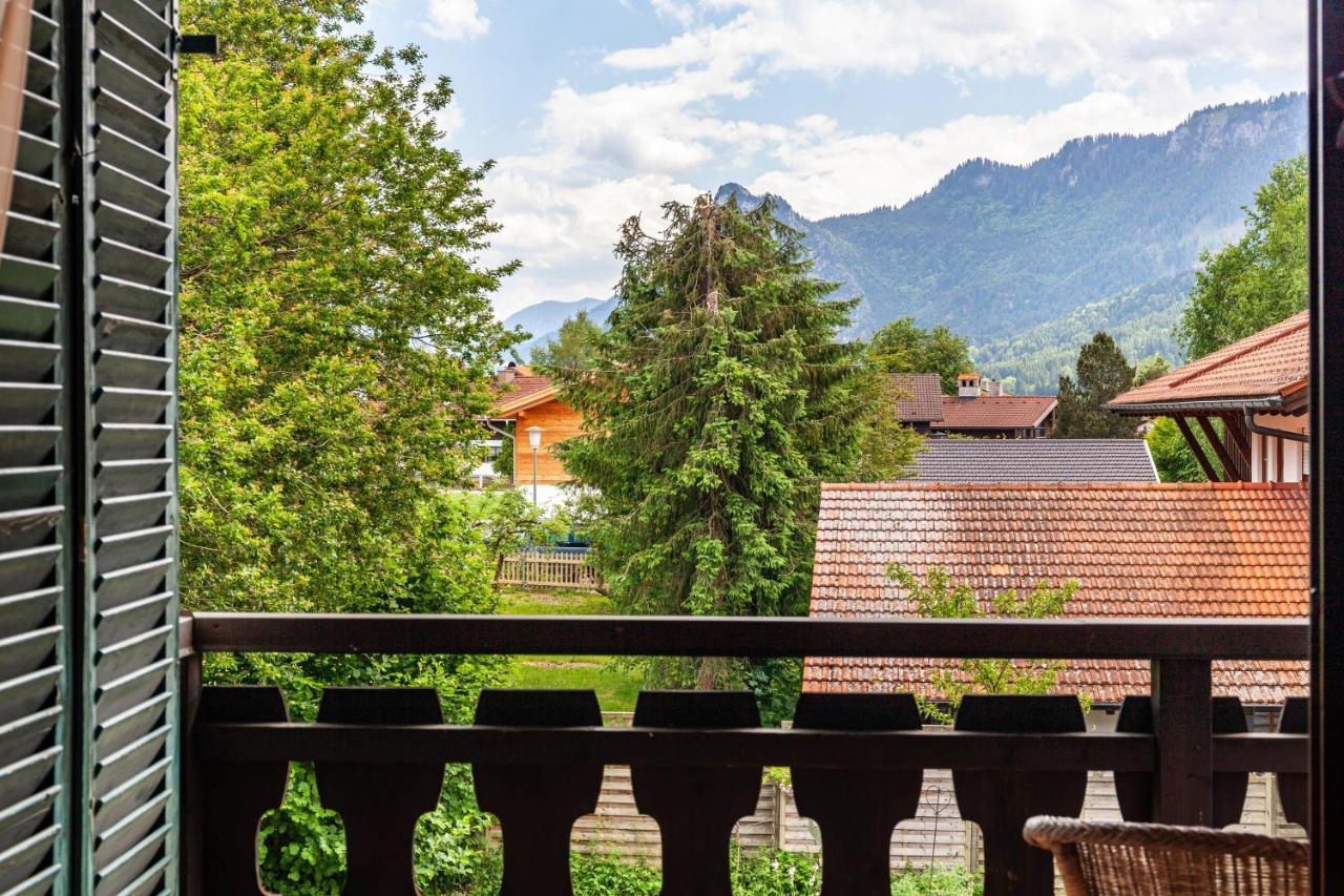 Ferienwohnung Bergblick Unterammergau Dış mekan fotoğraf