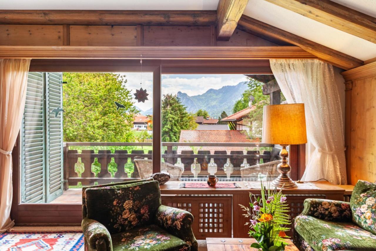 Ferienwohnung Bergblick Unterammergau Dış mekan fotoğraf