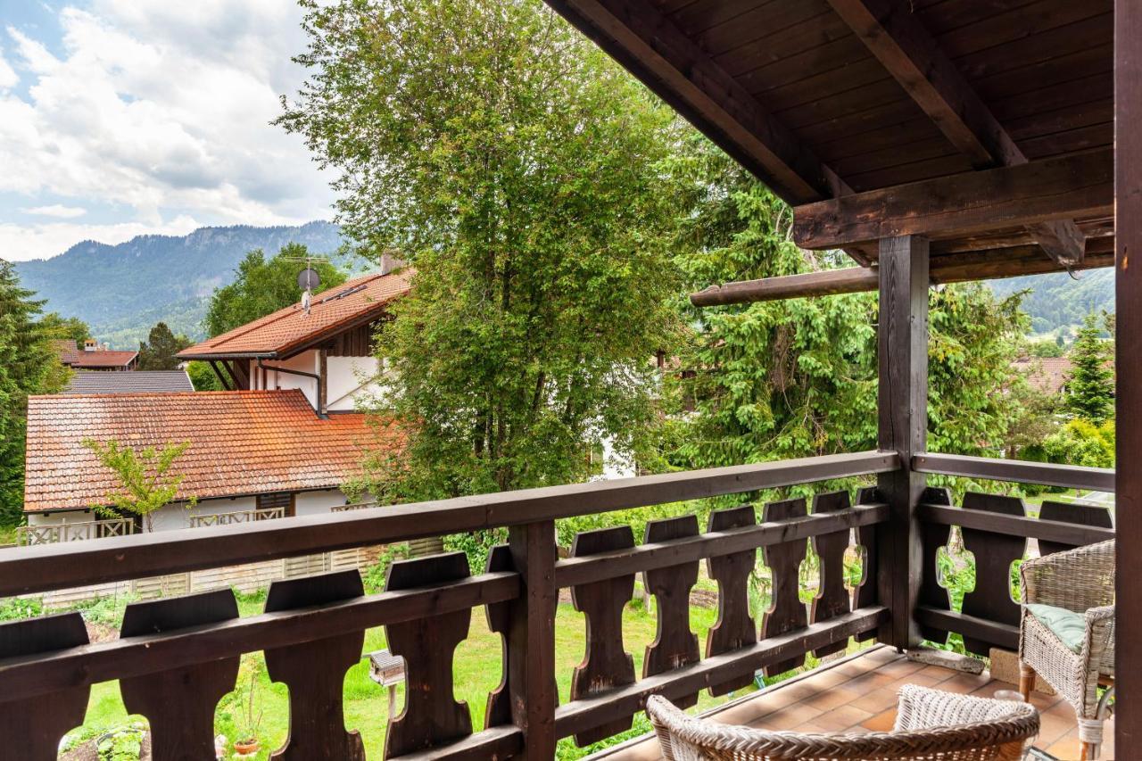 Ferienwohnung Bergblick Unterammergau Dış mekan fotoğraf